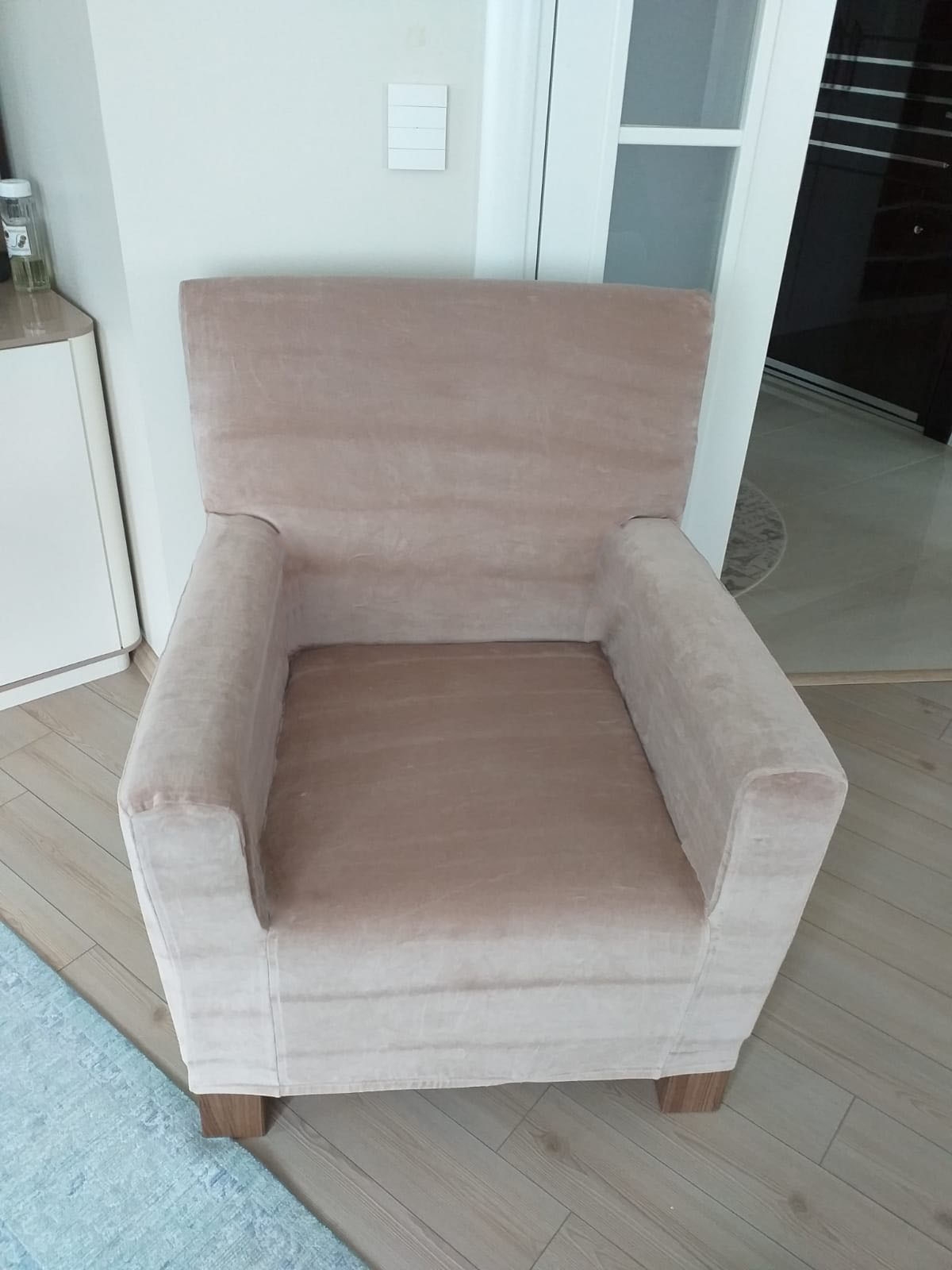 STREÇ LİKRALI LASTİKLİ PAMUK KADİFE KUMAŞTAN MÜŞTERİYE ÖZEL YAPILAN