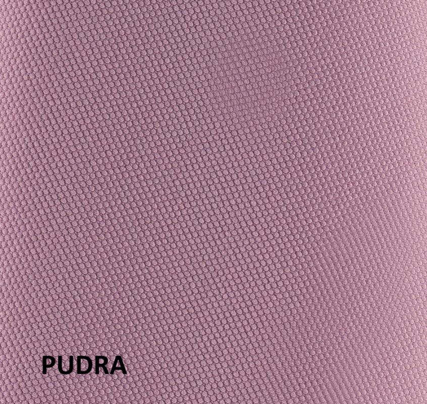 STREÇ LİKRALI LASTİKLİ BAL PETEĞİ SANDALYE KILIFI - PUDRA